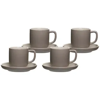 Ritzenhoff Breker Espressotassen, Taupe, Keramik, 0.1 L, 2x2x2 cm, Kaffee & Tee, Tassen, Kaffeetassen-Sets