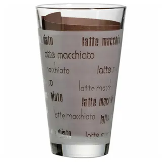 Ritzenhoff & Breker Becher Chicco Latte-Macchiato 300 ml, Glas weiß