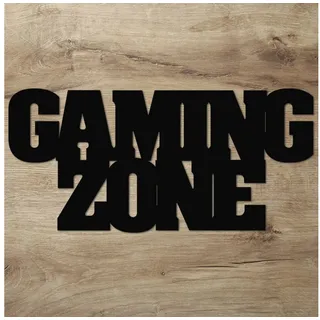 Namofactur LED Dekolicht Gaming Zone - Gamer Licht Wanddeko mit RGB Farbwechsel, LED fest integriert, RGB Farbwechsel, Wanddekoobjekt USB Wohnzimmer Leuchte mit Fernbedienung schwarz