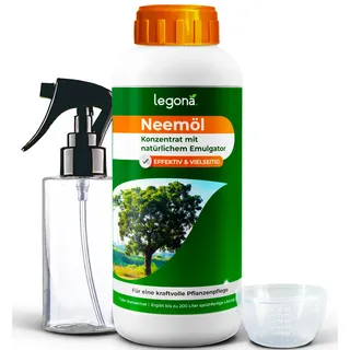 Neemöl-Komplettset mit Emulgator für gesunde Pflanzenpflege [1L]