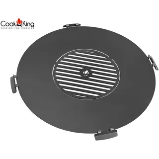 Cook King Grillplatte Ø 102 cm Rohstahl schwarz