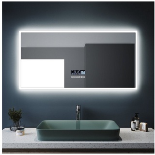 SONNI Badspiegel mit Beleuchtung,Badezimmerspiegel,LED,Wandspiegel,Touch, Lichtspiegel,50x70/70x50, 100x60, 120 x 60 120 cm