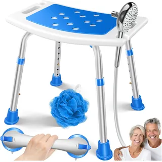 Kesser Duschhocker höhenverstellbar blau