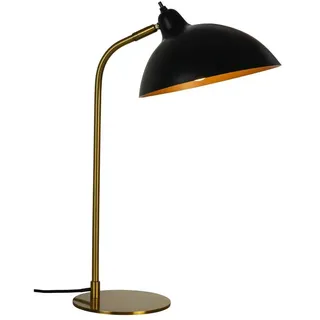 Tischleuchte, Nachttisch, Schreibtischlampe, Tischlampe, Leselampe, Futura H55 Antik Messing/black Dyberg Larsen