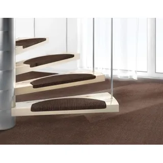 Stufenmatte DEKOWE "Mara S2" Teppiche Gr. B/L: 25 cm x 65 cm, 5 mm, 15 St., braun (mokka) Stufenmatten 100% Sisal, große Farbauswahl, selbstklebend, auch als Set 15 Stück