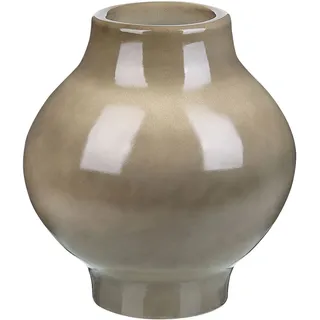Blumenvase MAGAN Keramik 31 cm Taupe