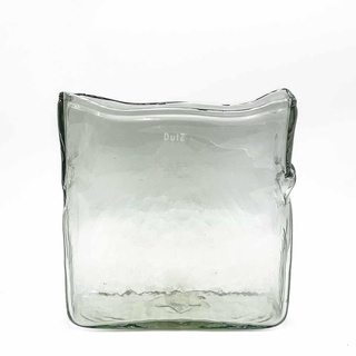Dutz Vase Glas rechteckig - klar, Höhe 25 cm, Breite 25x8 cm