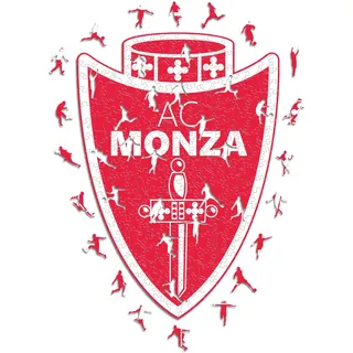 Iconic Puzzles - Monza, Logo, offiziell Lizenziertes Holzpuzzle, 100% nachhaltig, Geschenk für Erwachsene und Kinder, Größe L, 500 Teile