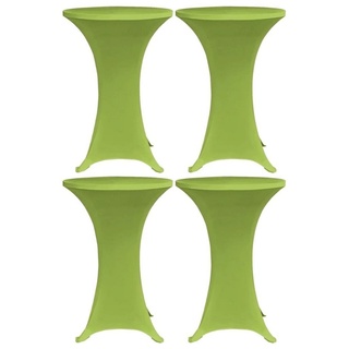 Hussen-Set Stretch-Tischhussen 4 Stk. 70 cm Grün, furnicato grün