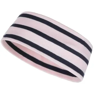 modAS Stirnband Unisex 2535 Kopfband Maritim Kinder und Erwachsene zweilagig Baumwolle Streifen & Unifarben, leichter Tragekomfort, Formstabil & Pflegeleicht blau|rosa 1 - bis 48 cm Kopfumfang (Kleinkind)