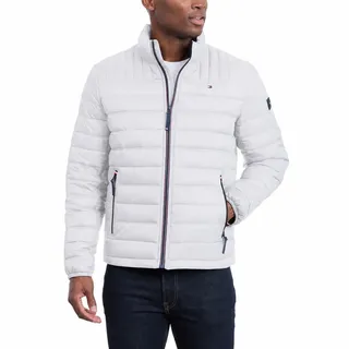 Tommy Hilfiger Ultra Loft Pufferjacke für Herren, leicht verstaubar, in den Größen Standard, Groß und Hochgewachsen, EIS, XL - XL