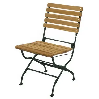 Klappstuhl Robinie Karlskrona 47 x 62,5 x 83 cm – Gartenstuhl aus Robinie, verzinkt –  Stuhl für Garten – ideale Gartenmöbel für Balkon & Terrasse