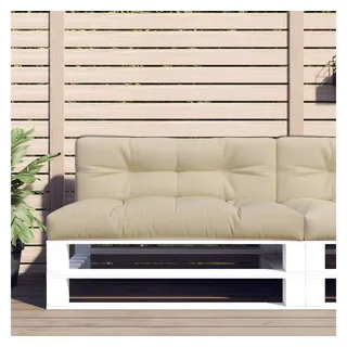 vidaXL Palettenkissen 120 x 40 x 12 cm beige 1 St.