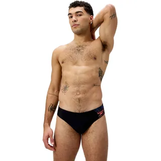 Speedo Medley Logo 7cm Badehose Herren schwarz / schwarz