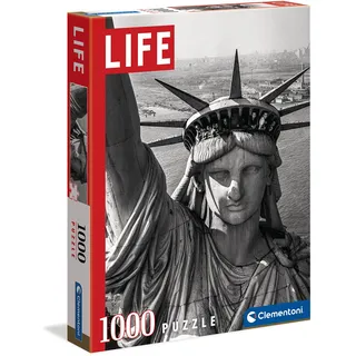 CLEMENTONI 39635 Life Magazine 1000 Teile Schwarz Weiß-Legespiel, Geschicklichkeitsspiel für die ganze Familie, Erwachsenenpuzzle ab 10 Jahren, Puzzle Erwachsene, Mehrfarbig, One size