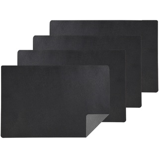 Tischset WENDE schwarz/grau ca., schwarz