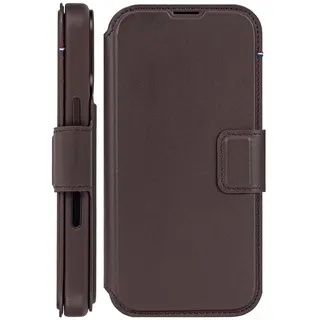 decoded iPhone 17 Pro Leder Wallet Hülle braun