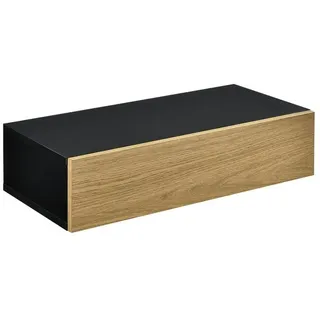 [en.casa] Wandboard Antilles 50 x 12 x 24 cm Schwarz