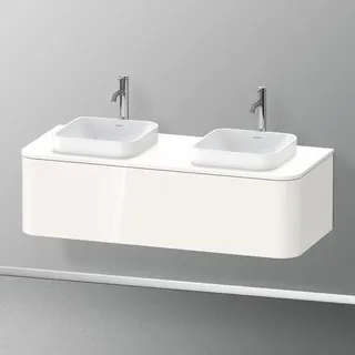 Duravit Waschtischunterschrank 1 Auszug 130 x 55 x 35,4 cm Weiß Hochglanz