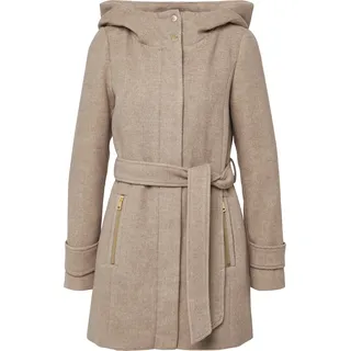 s.Oliver Wollmix-Mantel im Slim Fit mit Gürtel - 42