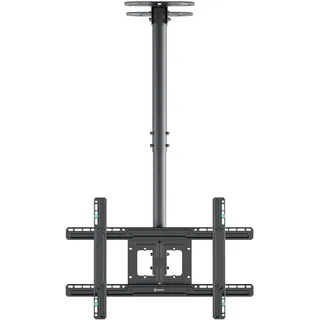 ONKRON Deckenhalterung 32"-80", 68 kg, neigbar-drehbar, schwarz