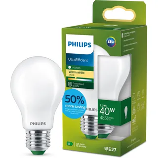 Philips LED-Lampe 40W E27 2700 K warmweiß (00225557)