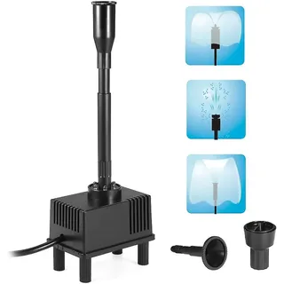 10-w-tauchpumpe Mit Led-beleuchtung Für Aquarium, Fischteich, Garten, Vogeltränke Und Springbrunnen (600 L)