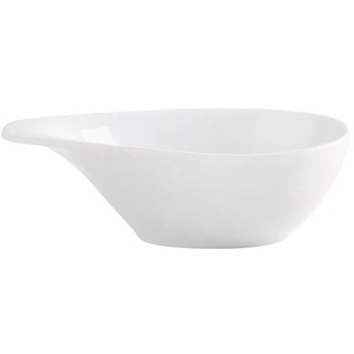 Kahla Schale mit Griff, Elixyr, Porzellan, Made in Germany weiß 9.4 cm x 13.8 cm x 4.6 cmPorzellanmanufaktur Kahla