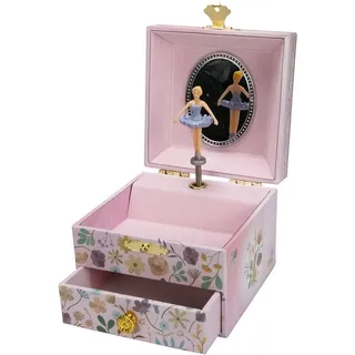 GICO Spielzeug-Arztkoffer Ballerina Schmuckkästchen Rosa – Spieluhr & Fächer für Kinder - 92071