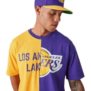 New Era T-Shirt T-Shirt New Era Washed Pack LA Lakers gelb|lila M (50/52)