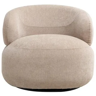 le canapé Drehsessel, Drehbar (360) beige|braun
