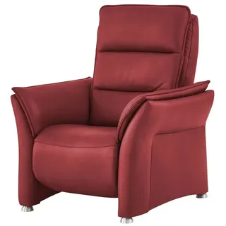 Hukla Sessel Corina Leder 94 x 112 x 90 cm Rot