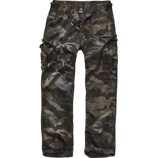 Brandit - Camouflage/Flecktarn Cargohose - BDU Ripstop Trouser - M bis 5XL - für Männer - Größe M - darkcamo - M