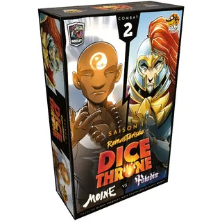 Lucky Duck Games Dice Throne Staffel 1 Mönch vs Paladin | Duell der Kräfte und taktischen Zusammenstöße auf Französisch – für 2 Spieler, die ihre Lieblingshelden verkörpern – 20 bis