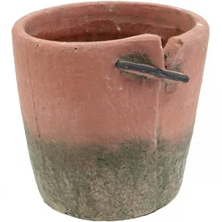 Florists Products Übertopf Beton Blumentopf Übertopf Terracotta Ø18cm H17cm Pflanzkübel braun