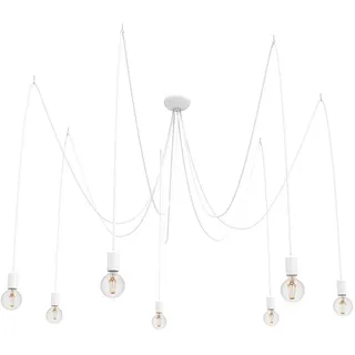 Licht-Erlebnisse Spider 7-flg. 300 cm rund weiß