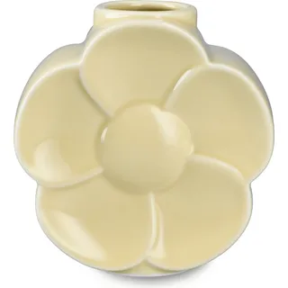 Vase Flower Buttercup 11,5 cm, beige