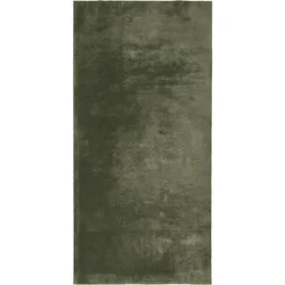 vidaXL Teppich HUARTE Kurzflor Weich und Waschbar Waldgrün 100x200 cm