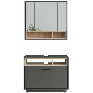 Vicco Beatrice 2-tlg. Anthrazit/Sonoma