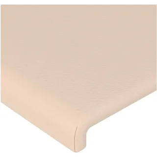 vidaXL Kopfteile 2 Stk. Cappuccino-Braun 90x5x78/88 cm Kunstleder