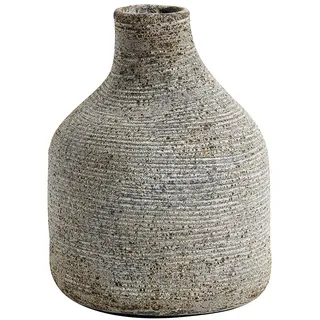 Muubs Vase "Stain" in Grau - (H)18 x Ø 13,5