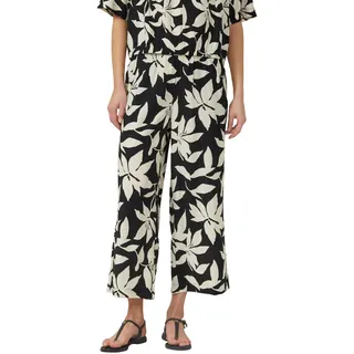s.Oliver 7/8-Hose Strukturierte Culotte Schwarz 46