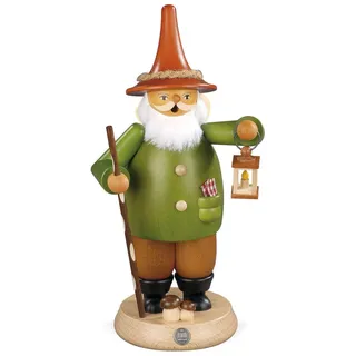 Räucherfigur Räuchermann groß Wichtel mit Laterne (BxH):14x25cm NEU Räuchermann
