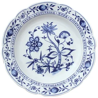ESCHENBACH 13503806701227 Romantika Zwiebelmuster Teller tief 22 cm Porzellan