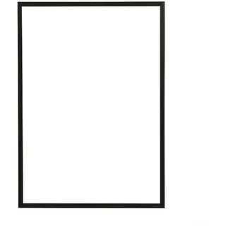 URPIZY Schwarzer Aluminium-Bilderrahmen, für Bilder, Wandmontage, Heimdekoration, A2-Bilderrahmen für Wandmontage (30,5 cm)