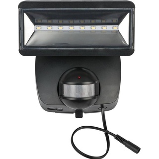 Brennenstuhl, Gartenbeleuchtung, Solar LED-Strahler SOL 800 mit Infrarot-Bewegungsmelder anthrazit (400 lm, IP44)