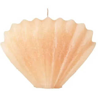Broste Copenhagen Seashell Muschel Skulptur-Kerze Apricot Cream