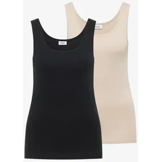 CECIL Basic Top mit Rundhals im 2er-Pack - Multicolour