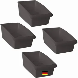 Novaliv Kosmetik Organizer 25 x 12 cm 4-tlg. Weiß