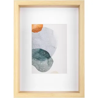 walther design Shape 3D FSC-Holzrahmen braun 21x30 cm 1er Set